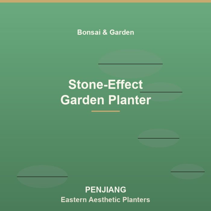 Stone-Effect Garden Planter