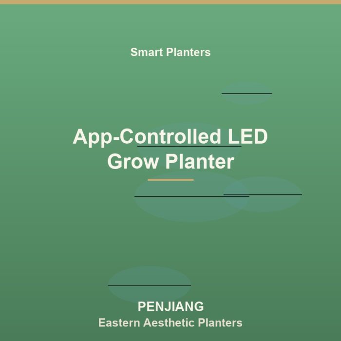 App-Controlled LED Grow Planter