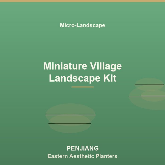 Miniature Village Landscape Kit