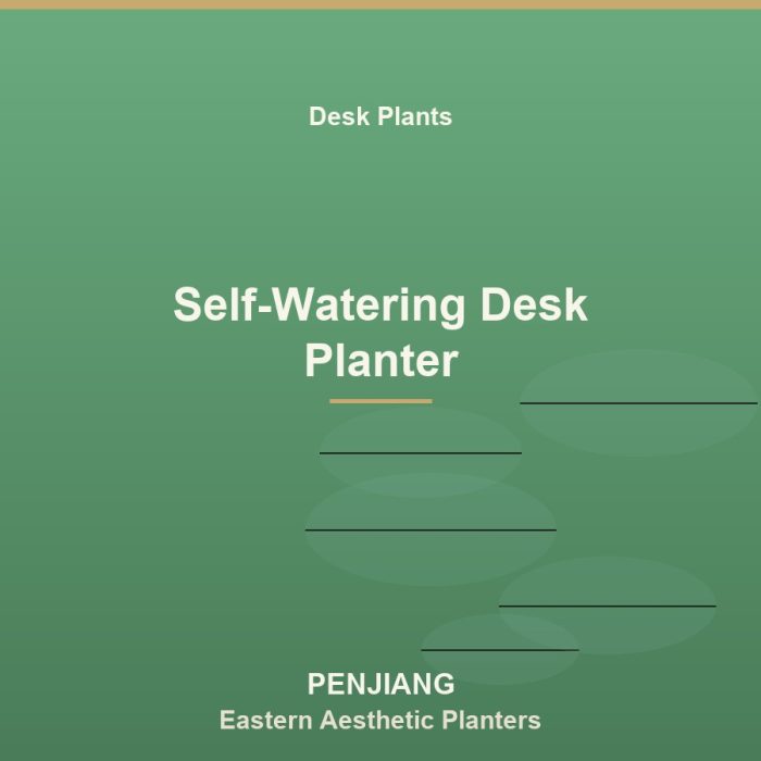 Self-Watering Desk Planter