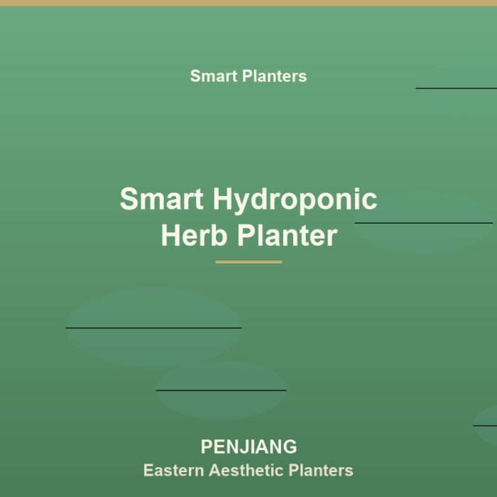 Smart Hydroponic Herb Planter