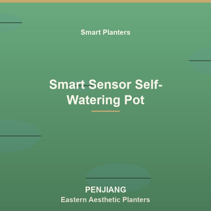 Smart Sensor Self-Watering Pot