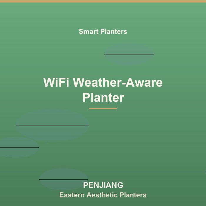 WiFi Weather-Aware Planter
